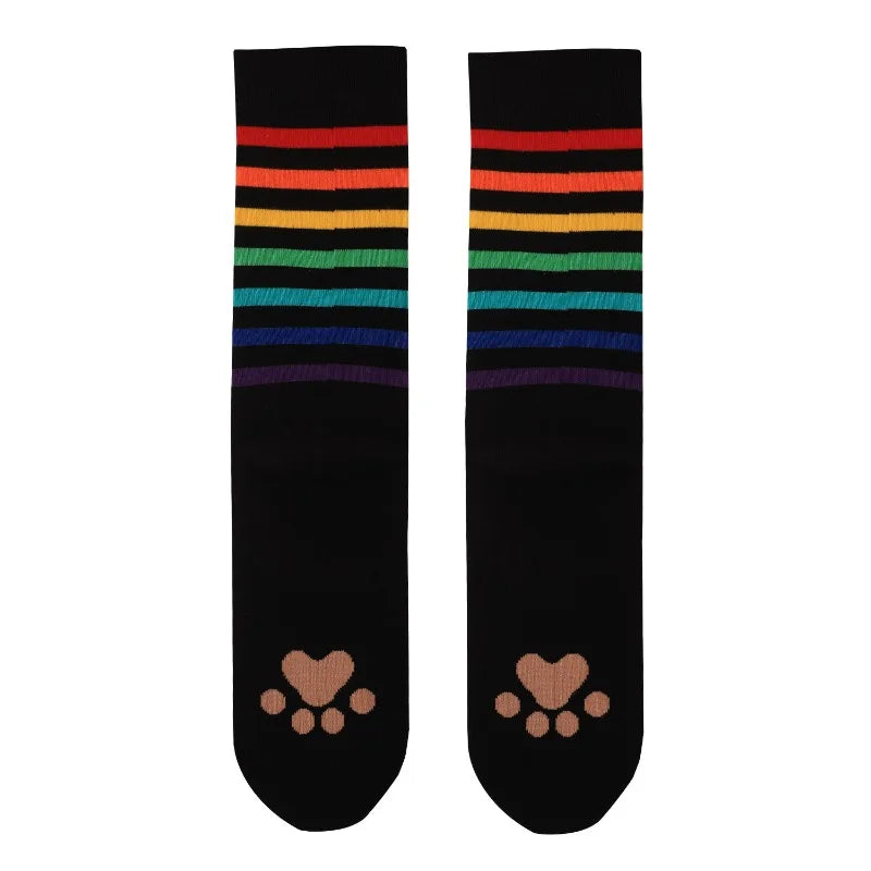 Proud Paws Rainbow Crew Socks (3-Pair Set)