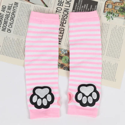 Punk Kitty Paw Fingerless Arm Warmers (Colors)