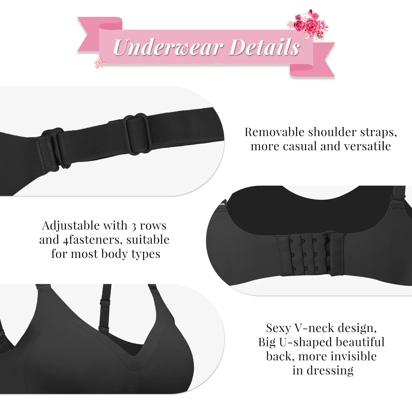 Silicone Gel Breast Forms Bra Set