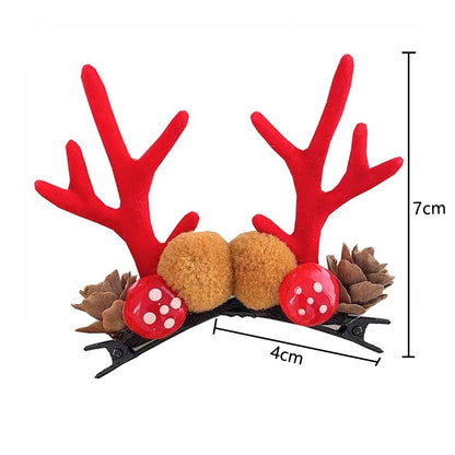 Christmas Antler Deer Ear Hairpins