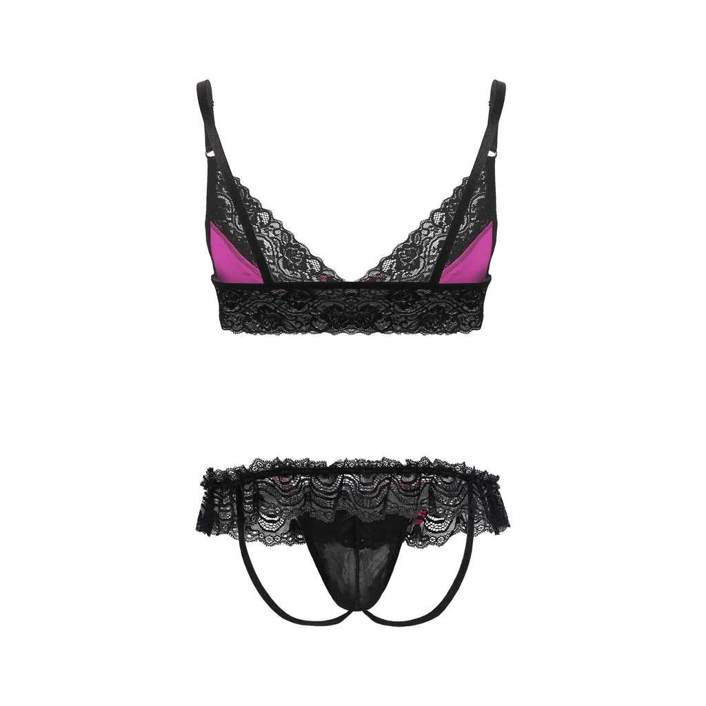 Sissy Dreams Lace Fantasy Lingerie Set