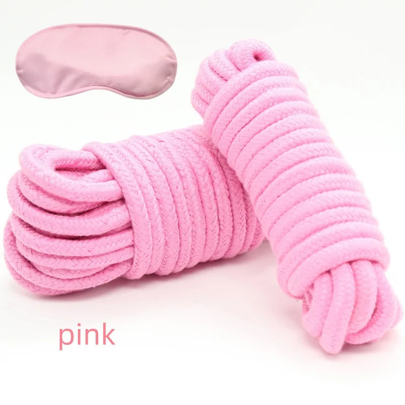 Mask & Shibari Rope Play Set