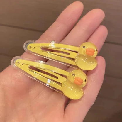 Tiny Duckling Hair Clip Set (2 Piece)