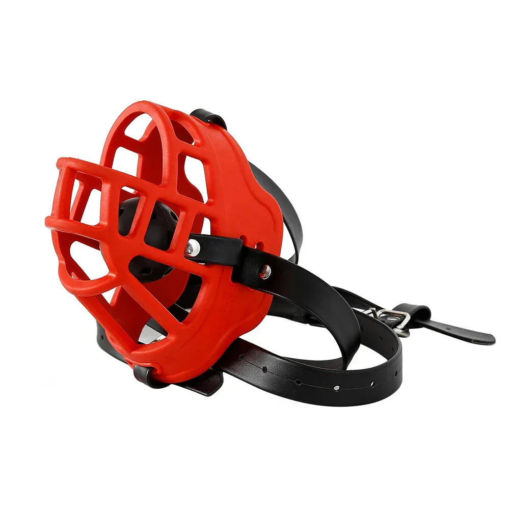 Leather Muzzle Mask - Puppy's Aesthetics