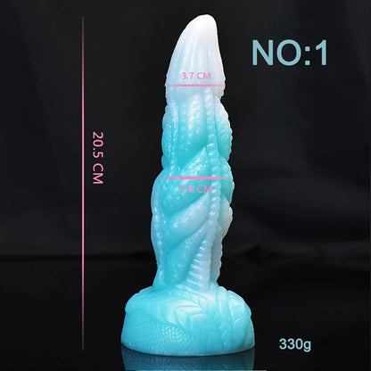 Pink Frost Monster Dildo