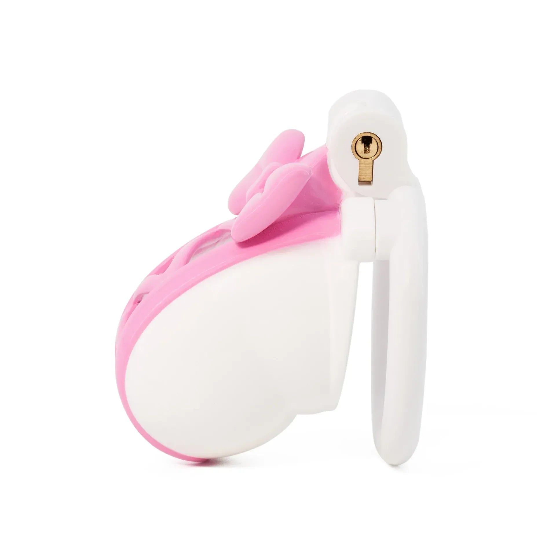Pink Bow Sissy Chastity Cage - Puppy's Aesthetics