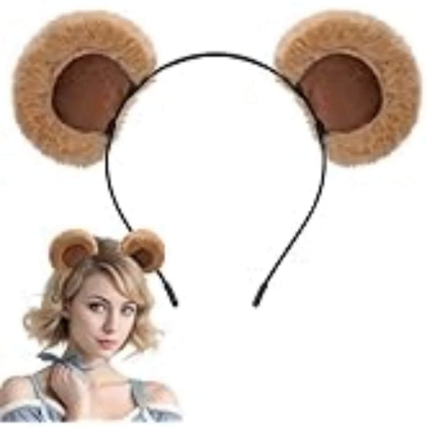 Honey Cub Plush Ear Headband