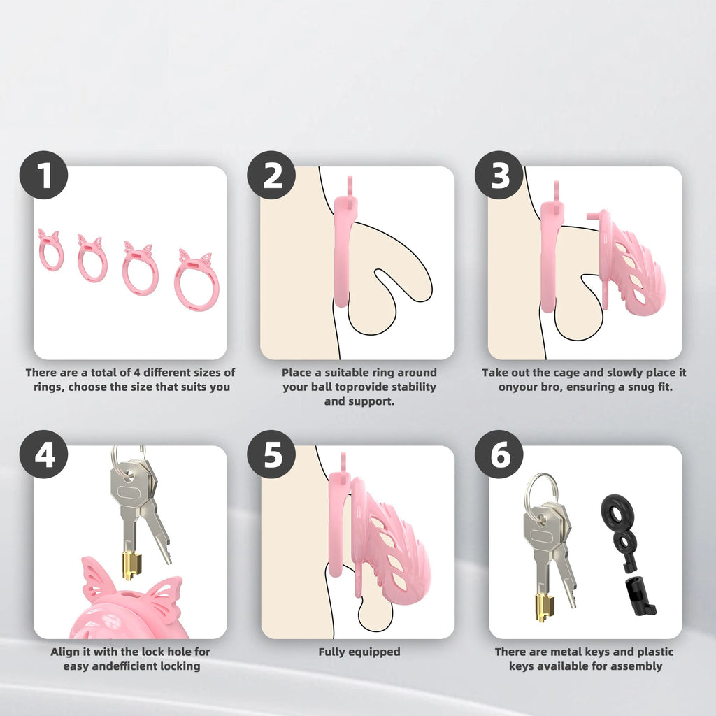 Velvet Promise Soft Chastity Cage