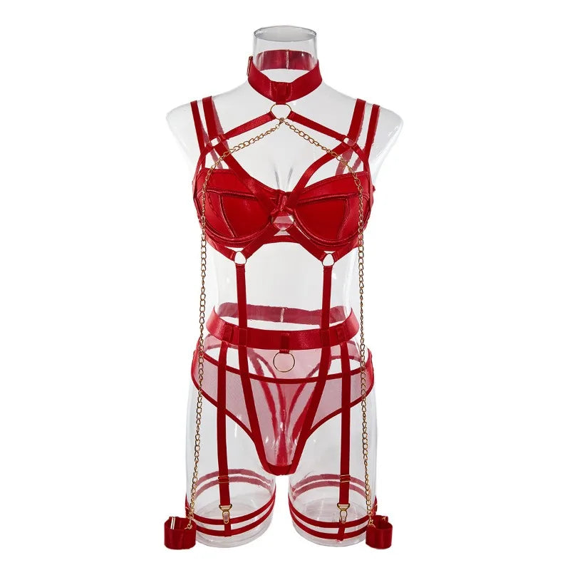 Seductive 4-Piece Lingerie Set