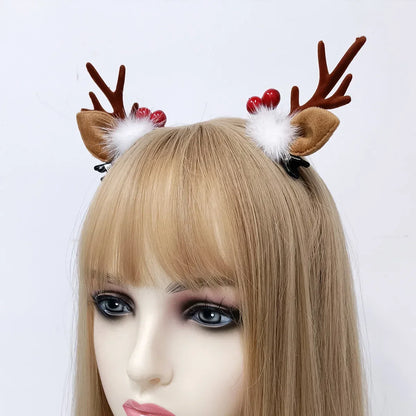 Reindeer Cheer Hair Clips - Puppy's Aesthetics