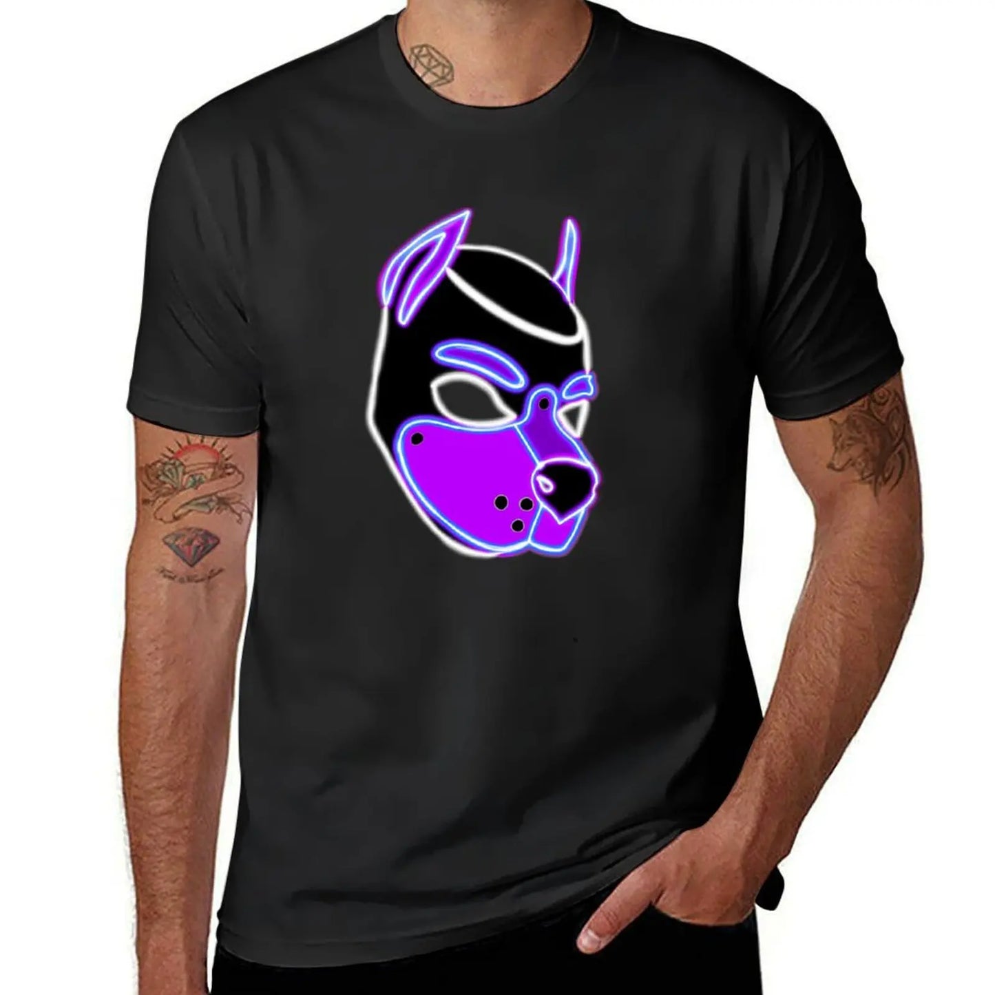 Neon Pup Graphic Play Tee (Colors)