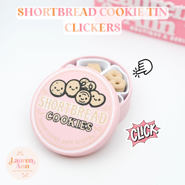 SHORTBREAD COOKIE TIN FIDGET – PASTEL PINK EDITION 🍪✨