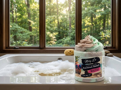 Coconut Beach Whipped Soap and Shave Cream