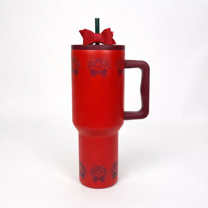 The Cherry Tumbler with Bow (40oz)
