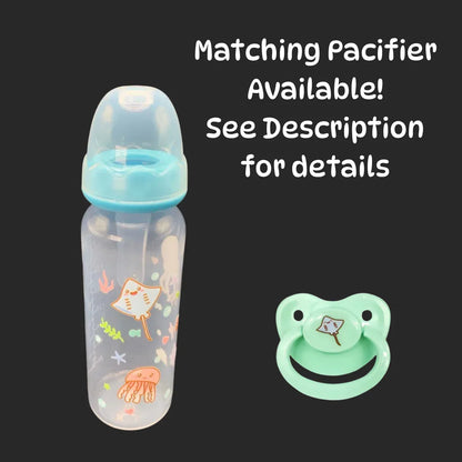 Ocean Themed ABDL Adult Bottle - 8 oz - Puppy's Aesthetics