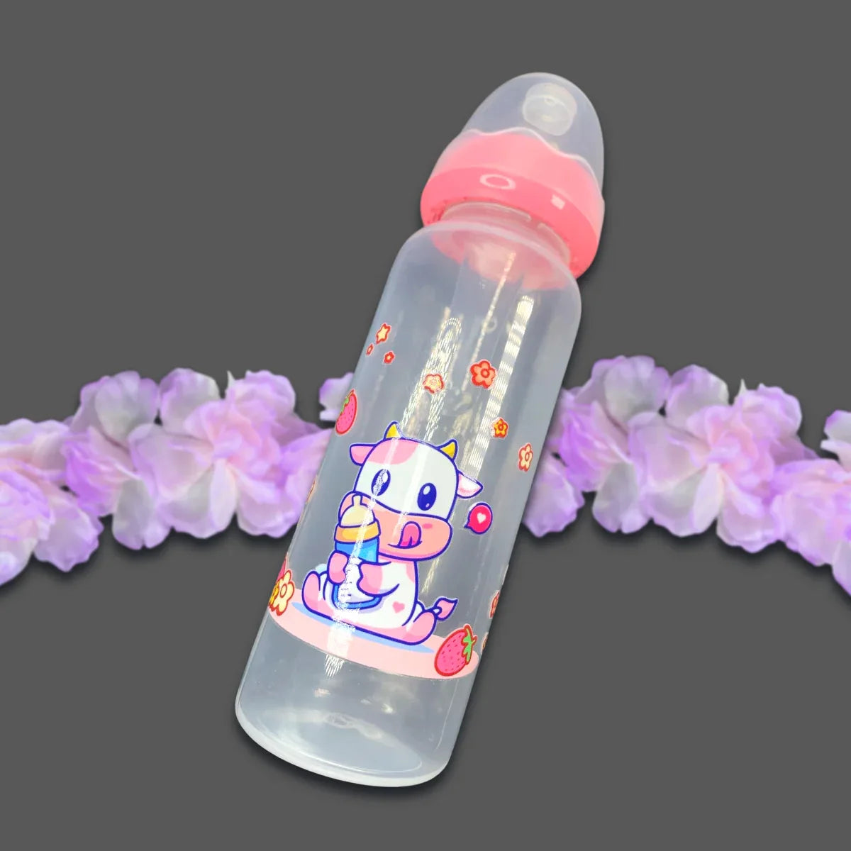 Strawberry Cow ABDL Adult Bottle - 8 oz - Puppy's Aesthetics
