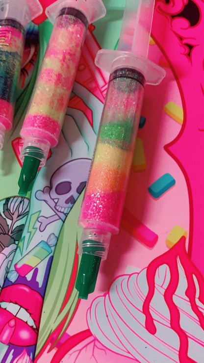 DEEP TROPICS *UV* GlamDoll Glitter Syringe