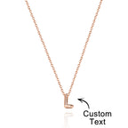 Bubble Love 3D Name Necklace