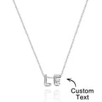 Bubble Love 3D Name Necklace