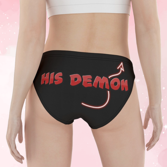 Black 'His Demon' Panties