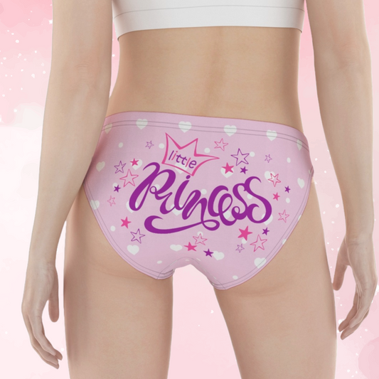 'Little Princess' Pink Hearts Panties