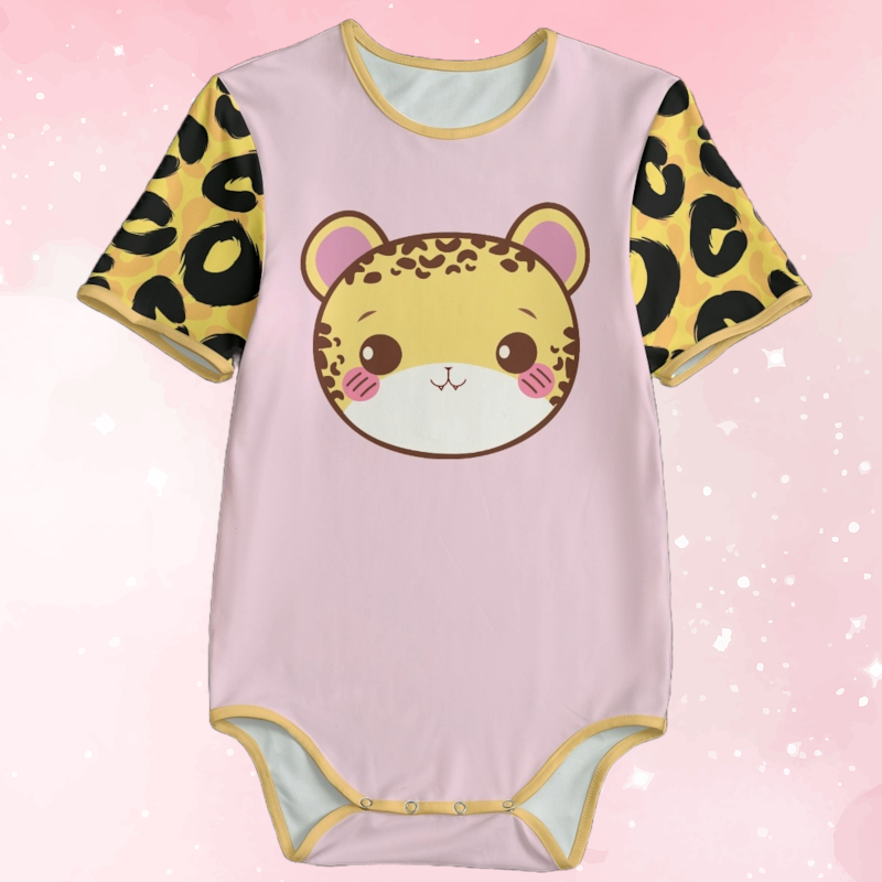 Kawaii Little Leopard Adult Unisex Onesie