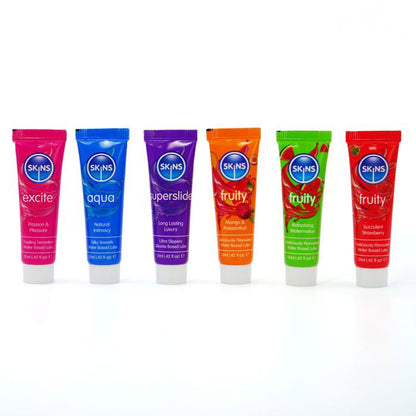 Skins 12ml Sampler Tubes - Vital and Fruity 6pk