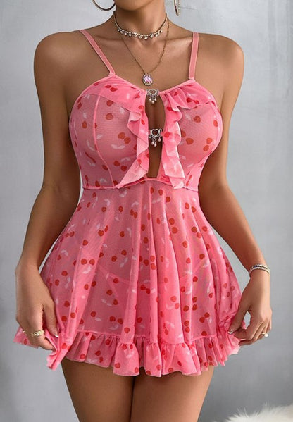 Cherry Wishes Chemise Set