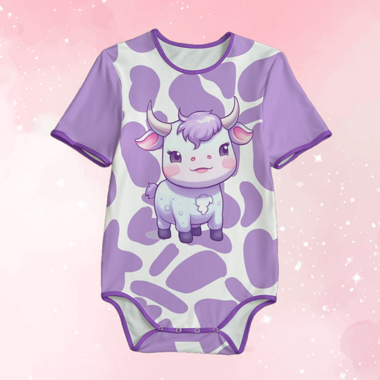 Purple Moo Moo Adult Unisex Onesie