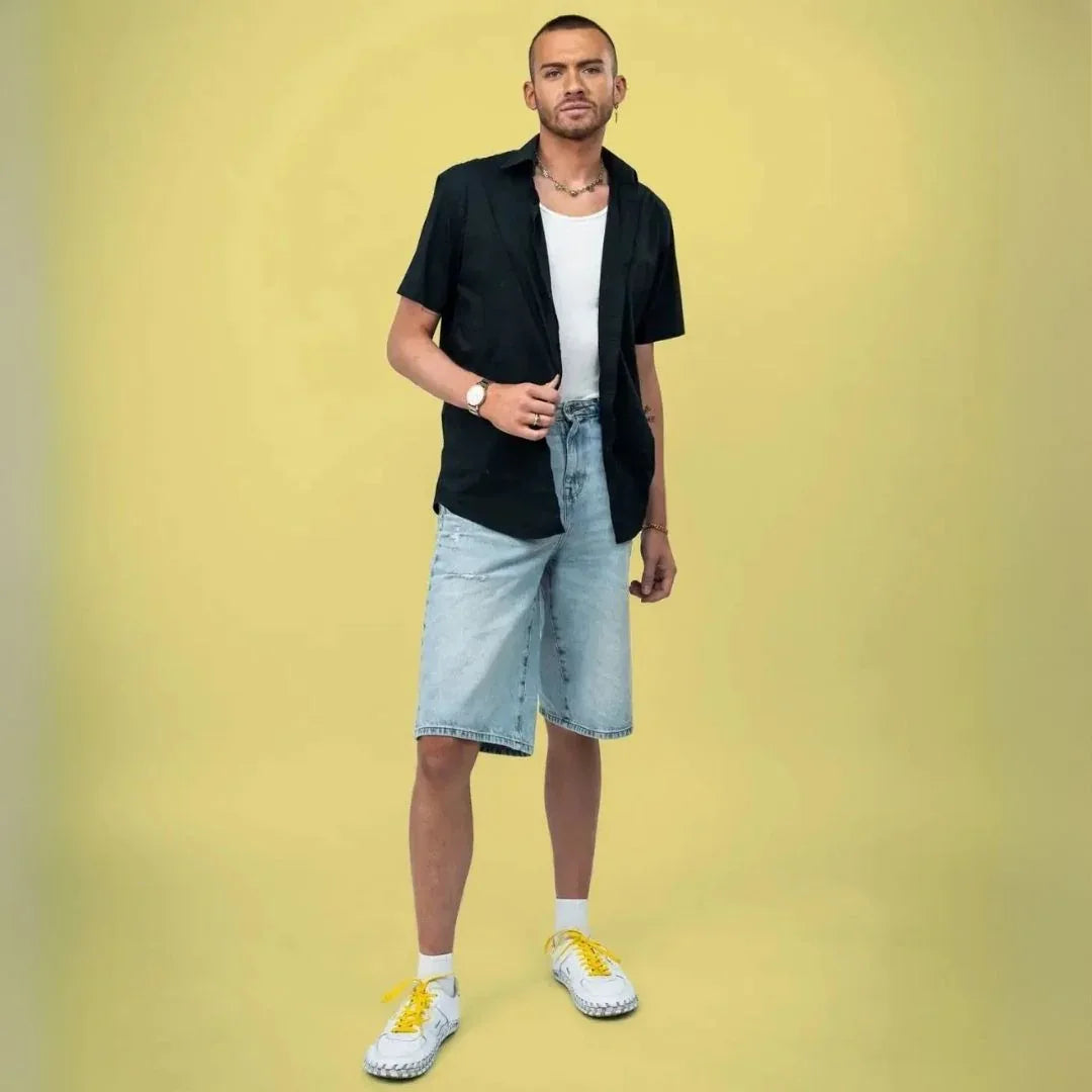 Bright Corona Yellow Elastic Shoelaces - Puppy's Aesthetics