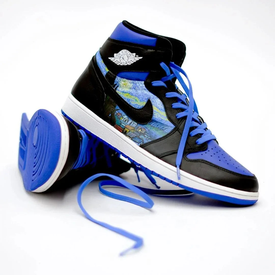 Bold Sonic Blue Elastic Shoelaces - Puppy's Aesthetics