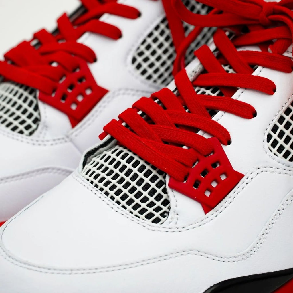 Cherry Bold Red Elastic Shoelaces - Puppy's Aesthetics