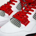 Cherry Bold Red Elastic Shoelaces - Puppy's Aesthetics