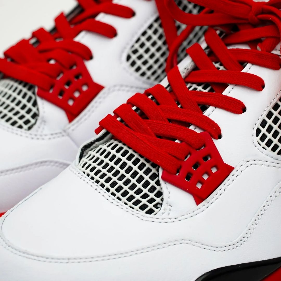 Cherry Bold Red Elastic Shoelaces - Puppy's Aesthetics