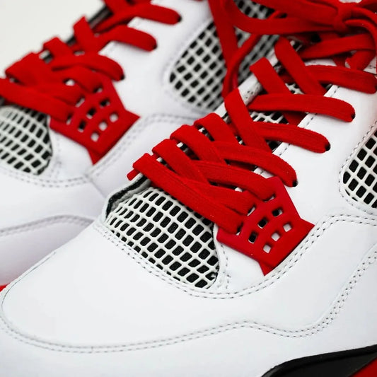 Cherry Bold Red Elastic Shoelaces - Puppy's Aesthetics