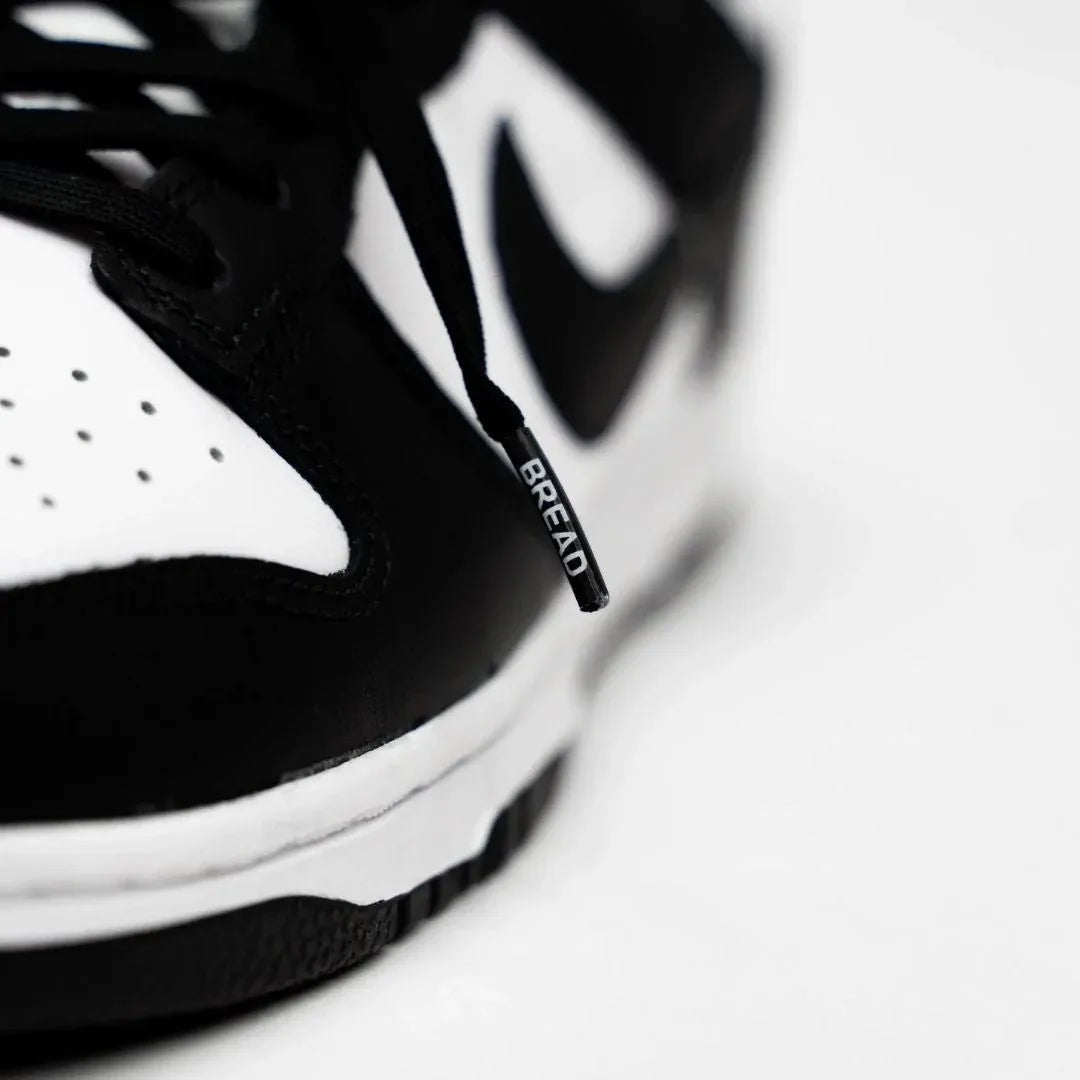 Dark Shadow Black Elastic Shoelaces - Puppy's Aesthetics