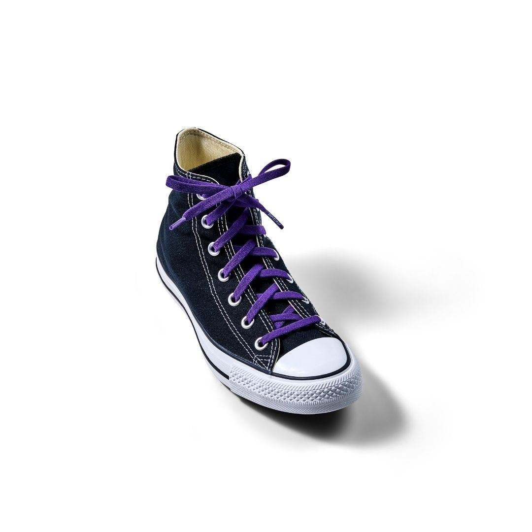 Deep Cosmic Purple Elastic Shoelaces - Puppy's Aesthetics