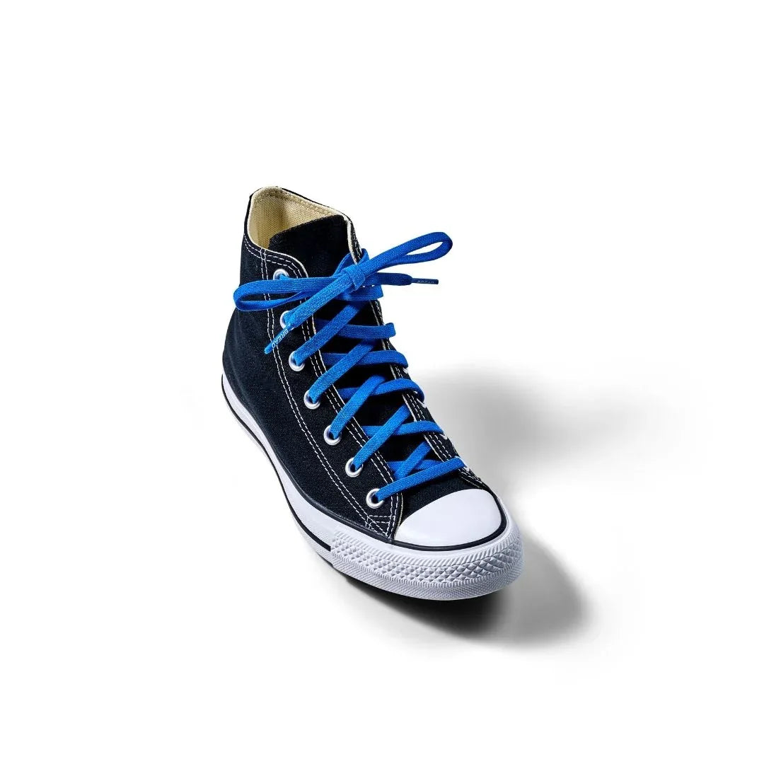 Bold Sonic Blue Elastic Shoelaces - Puppy's Aesthetics