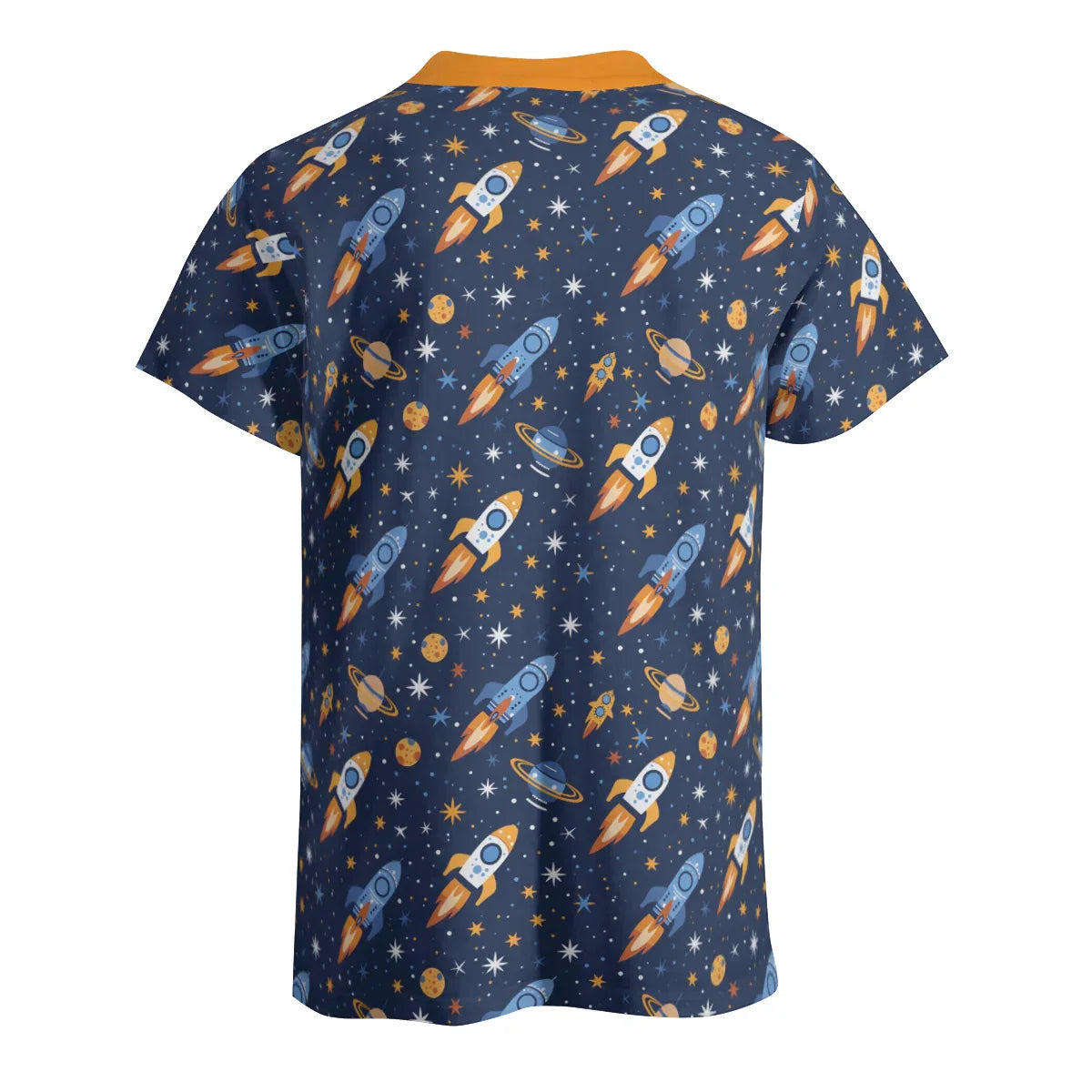 Cute Cosmic Rocket Play Tee - Puppy's Aesthetics