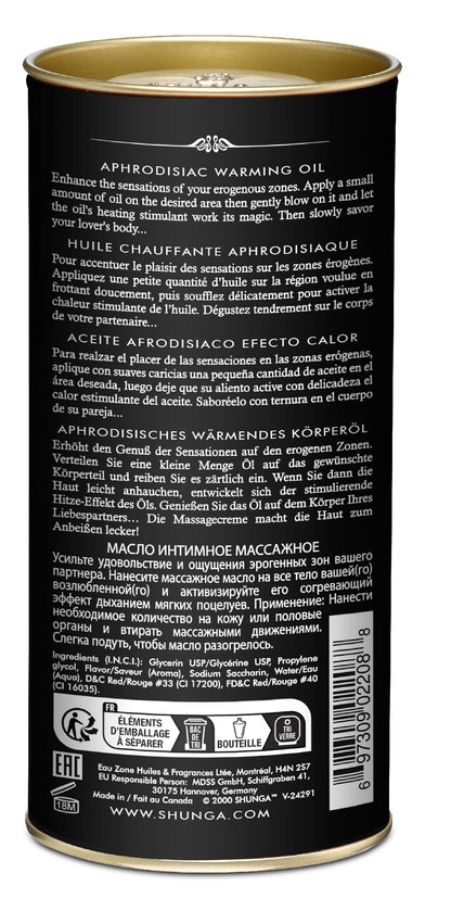 Aphrodisiac Warming Oil - Sparkling Strawberry Wine