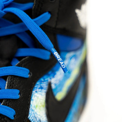 Bold Sonic Blue Elastic Shoelaces - Puppy's Aesthetics