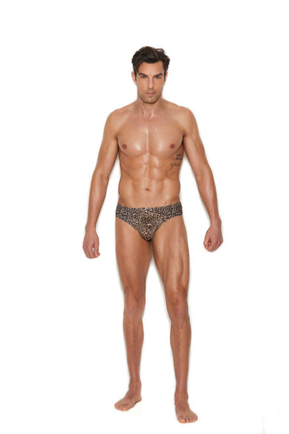 Men's Thong Back Brief Small/medium Animal