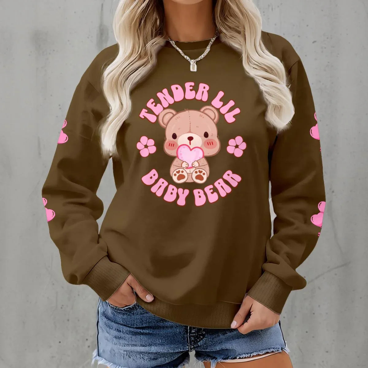 Tender Lil Baby Bear Play Sweater - Puppy's Aesthetics