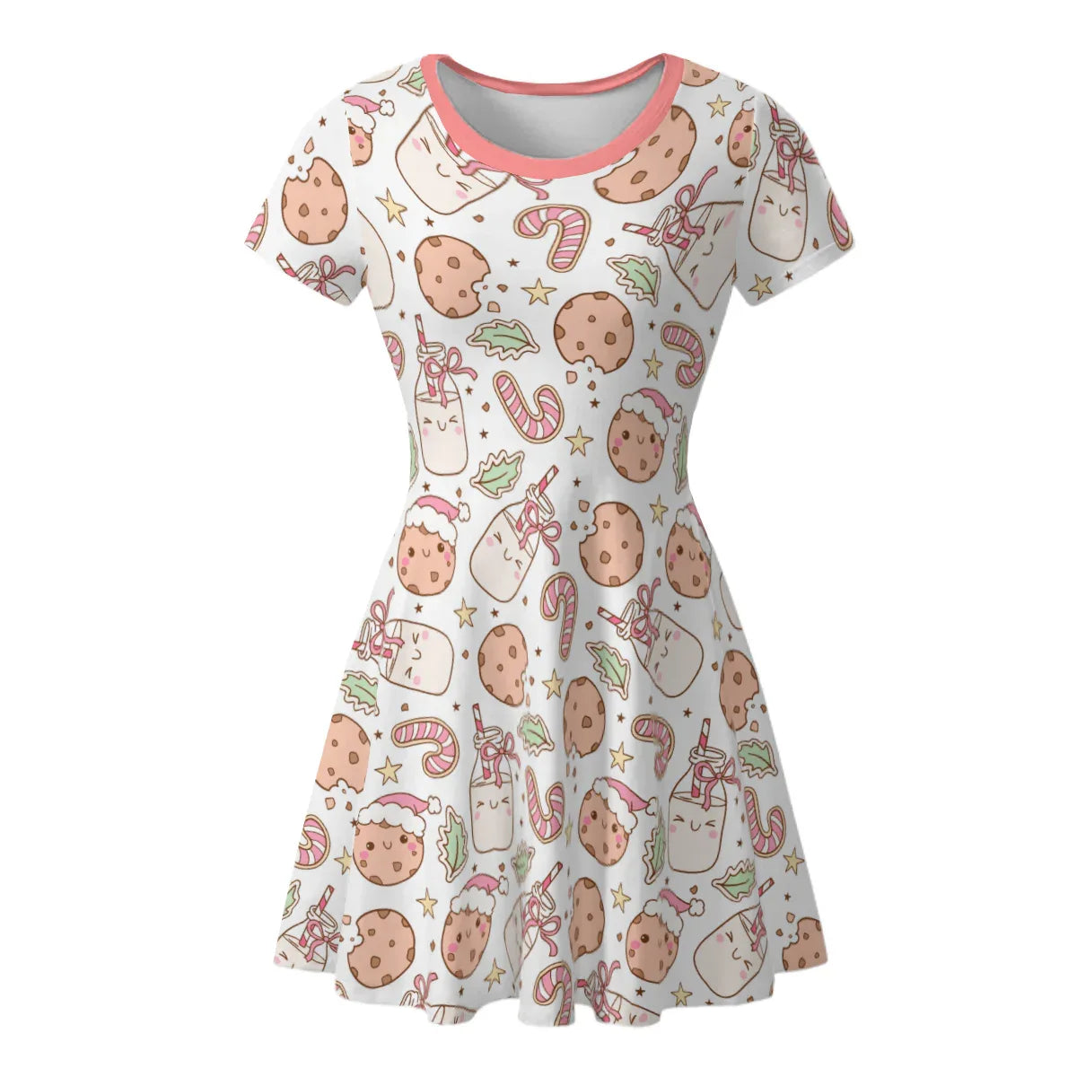 Cookie Milk Holiday Play Dress - Puppy's Aesthetics