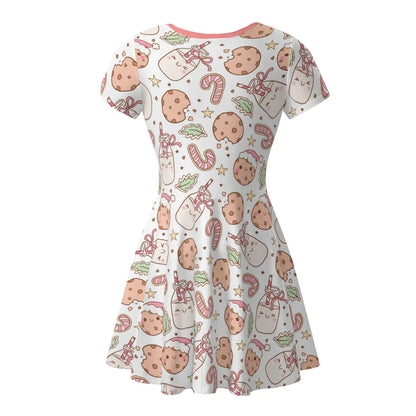 Cookie Milk Holiday Play Dress - Puppy's Aesthetics