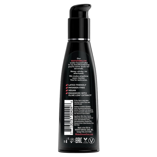Wicked Aqua Flavored Lube-Watermelon 4oz