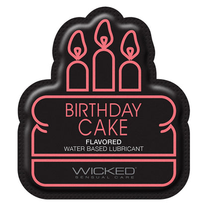 Wicked Sensual Aqua Flavored Birthday Cake Foil Pack 3ML