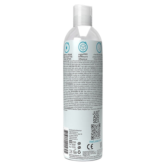 Wet Delicious Oral Play Whipped Cream Waterbased Flavored Lubricant 4oz