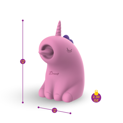 Dreamii Licking Unicorn - Mystical Pink