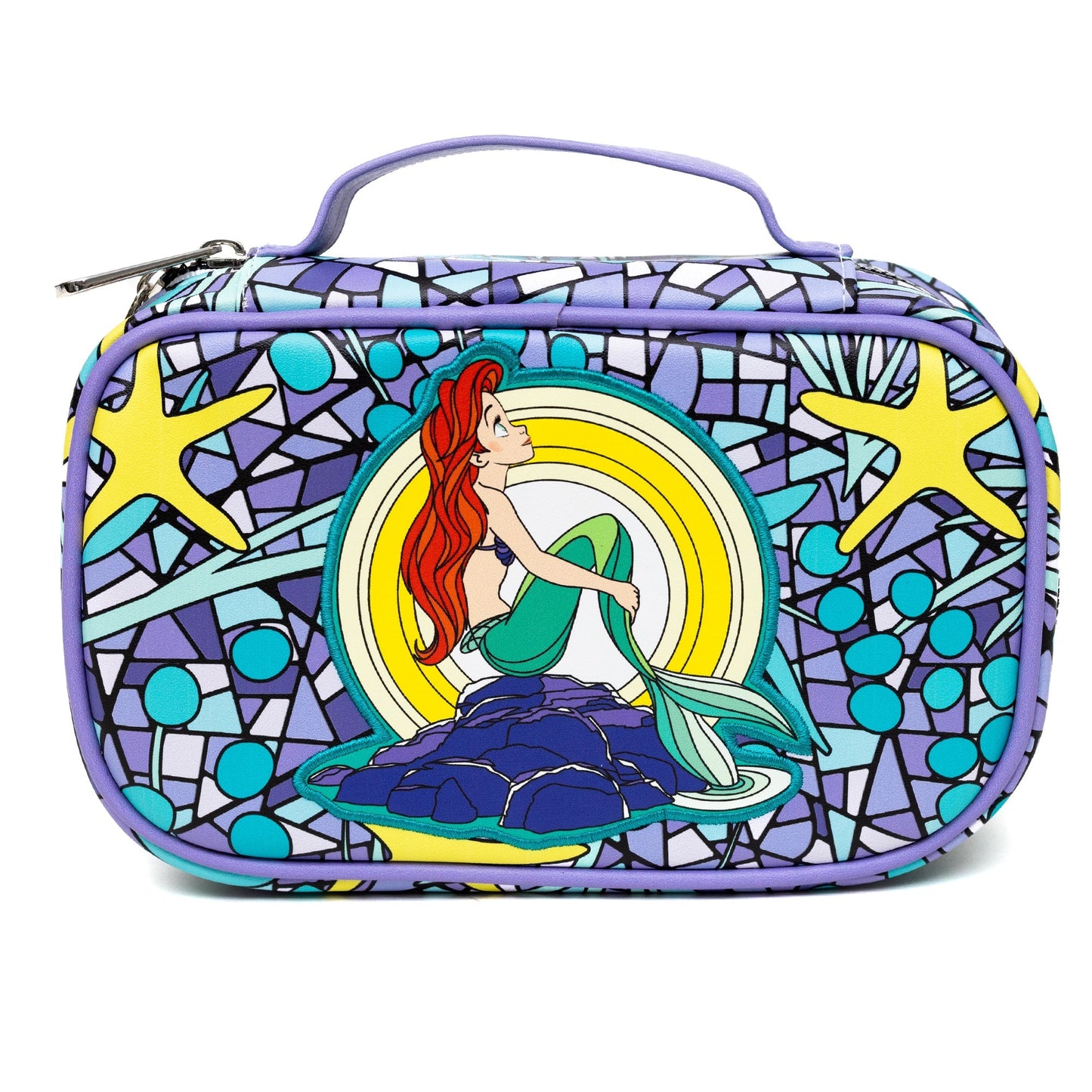 Ariel Vegan Leather Travel Cosmetic Bag